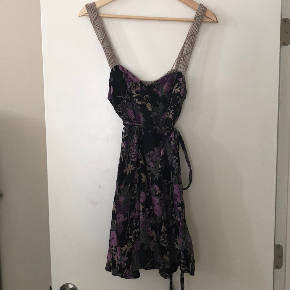 Free People Floral Mini Dress